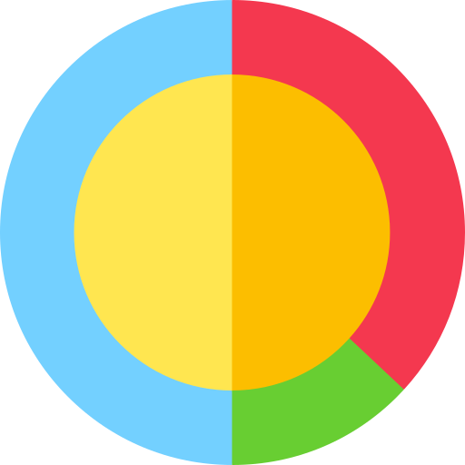 gráfico circular icono gratis