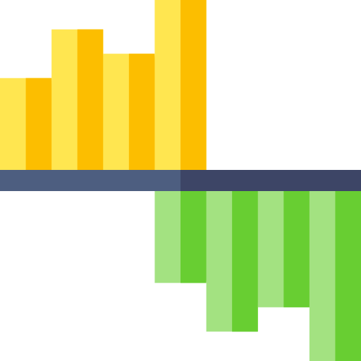 gráfico de barras icono gratis