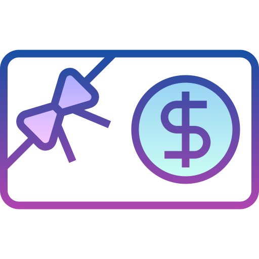 tarjeta de regalo icono gratis