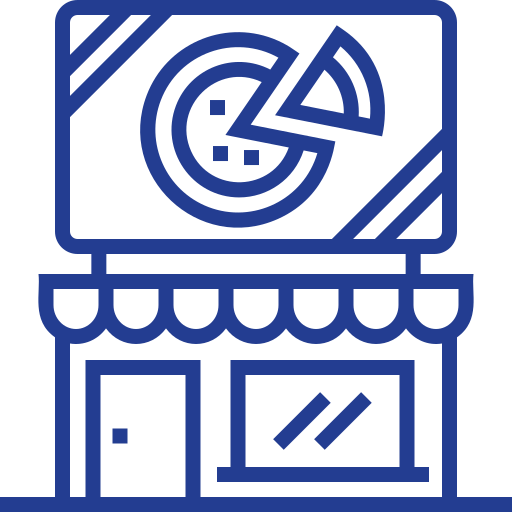 pizzería icono gratis