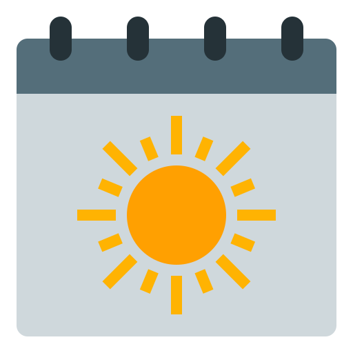 Summer - Free time and date icons