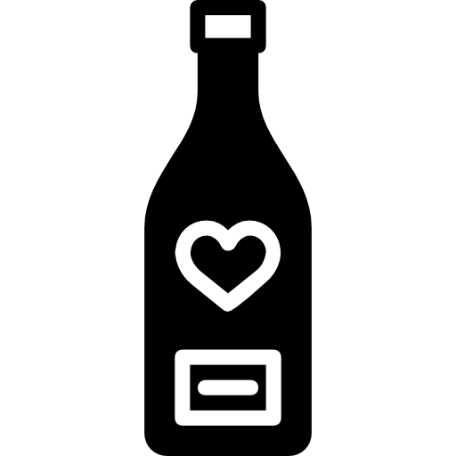 botella de vino icono gratis