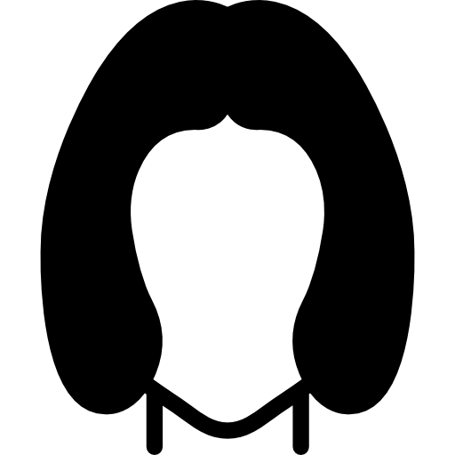 cabello de mujer icono gratis