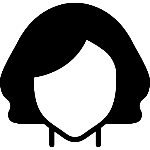 Woman hair Basic Miscellany Fill icon