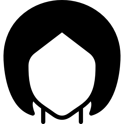 Woman hair Basic Miscellany Fill icon