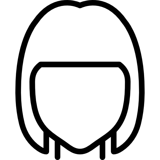 Woman hair Basic Miscellany Lineal icon