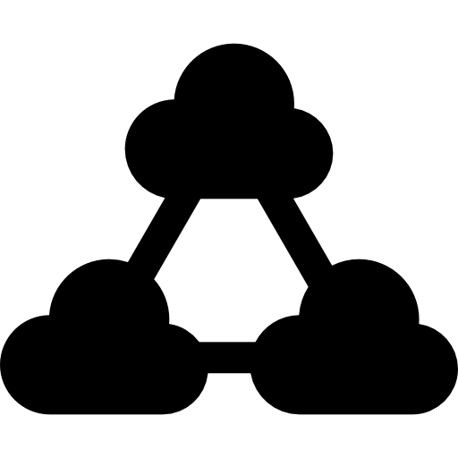 computación en la nube icono gratis