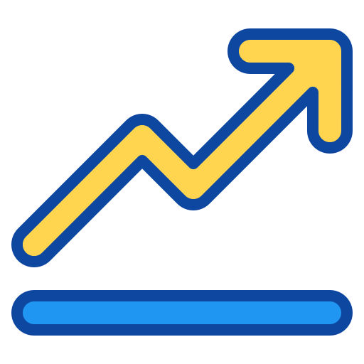 Graph Mavadee Lineal Color icon