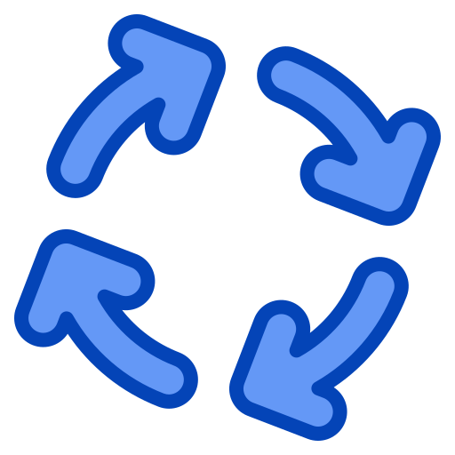 Loop Generic Blue icon