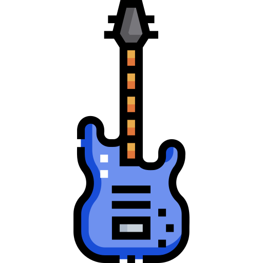 guitarra electrica icono gratis