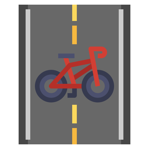 bike path clipart