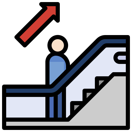 escaltor icono gratis