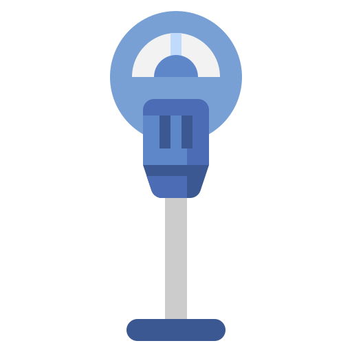 Parking meter free icon