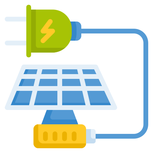 energía solar icono gratis