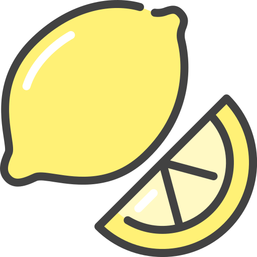 Lemon Generic Outline Color icon