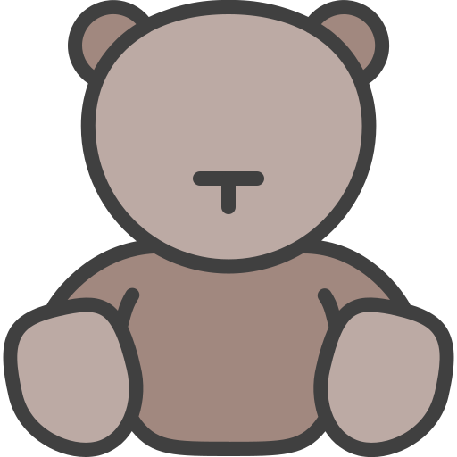 oso de peluche icono gratis