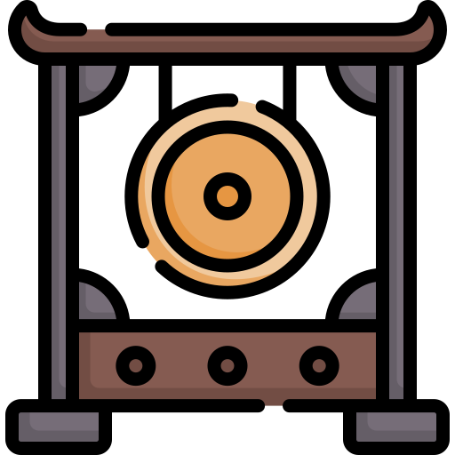 gong Icône gratuit gong Icône gratuit