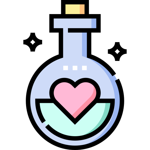 Magic potion Detailed Straight Lineal color icon