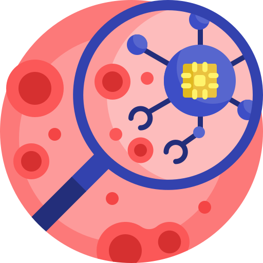 Nanorobot Detailed Flat Circular Flat icon