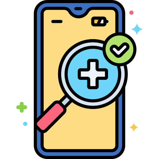 aplicación médica icono gratis