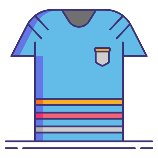 Jersey Flaticons Lineal Color icon