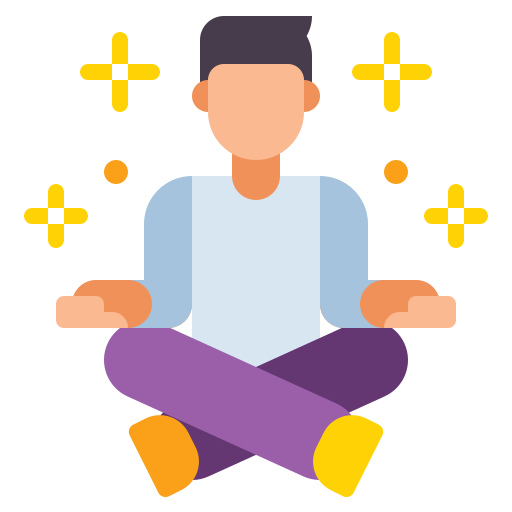 Meditation free icon