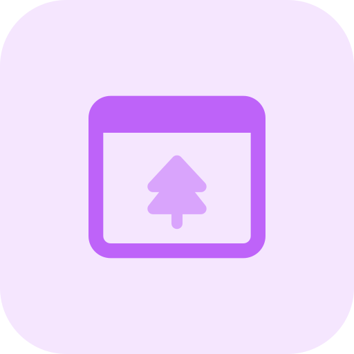 árbol de navidad icono gratis