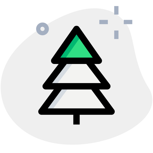 árbol de navidad icono gratis