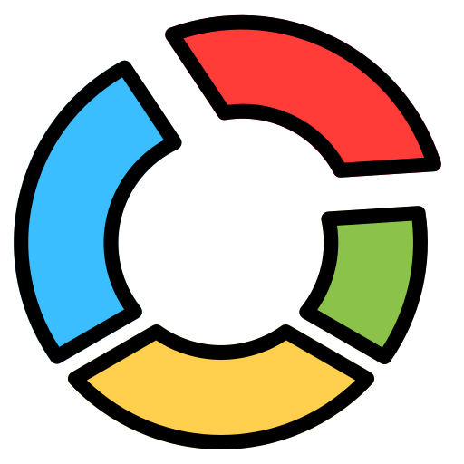 gráfico circular icono gratis