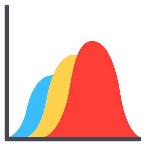 gráfico de ondas icono gratis