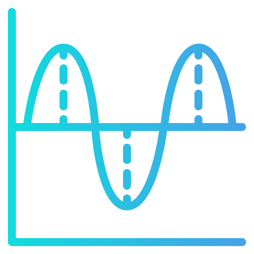 gráfico de ondas icono gratis