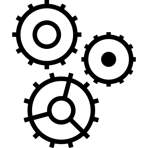 ruedas dentadas icono gratis