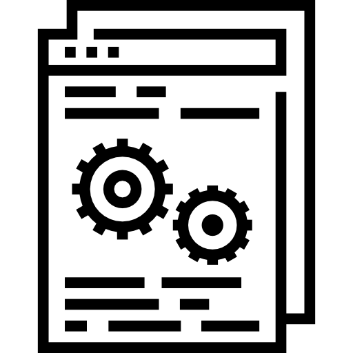 Cogwheels Detailed Straight Lineal icon