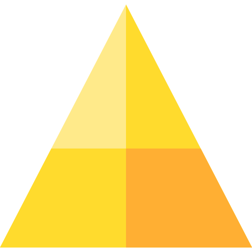 Pyramid Basic Straight Flat icon