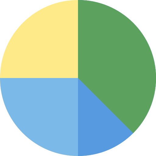 Pie chart - free icon