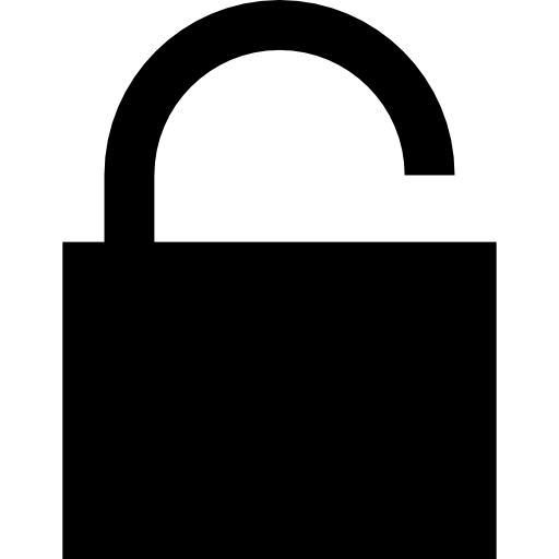 desbloqueado icono gratis