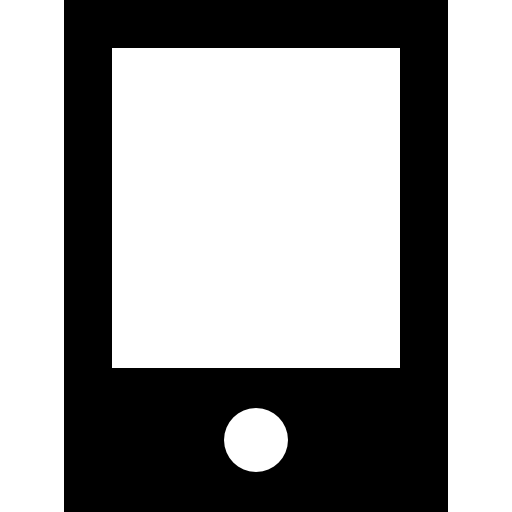 Tablet Basic Straight Filled icon