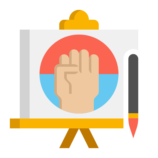 Изобразительное искусство бесплатно иконка Изобразительное искусство бесплатно иконка