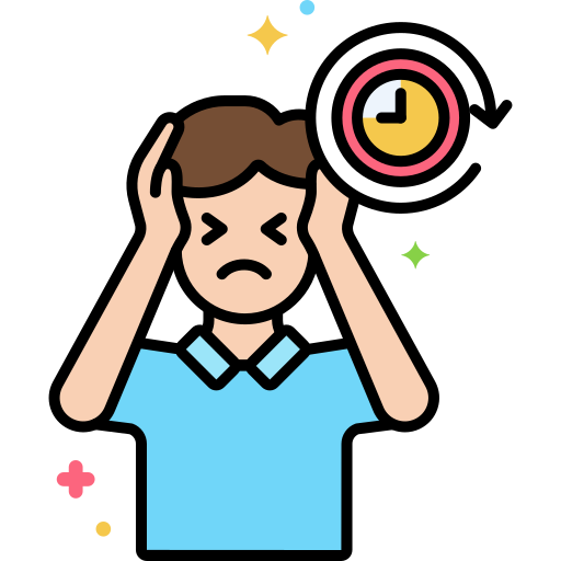 estrés icono gratis