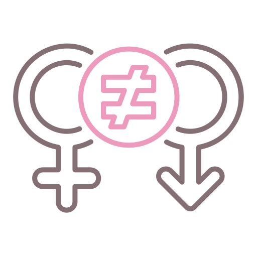 Discrimination free icon