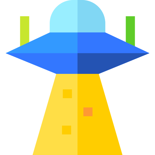 Ufo Basic Straight Flat icon