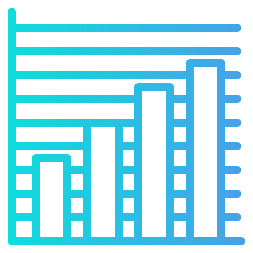 Bar chart Generic Gradient icon