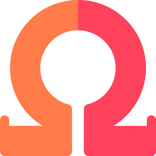 Omega - free icon