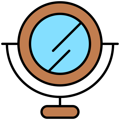 Mirror Generic Outline Color icon