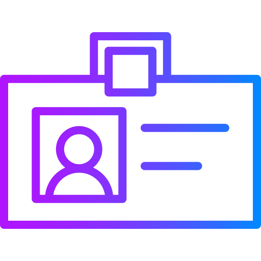 Student card Generic Gradient icon