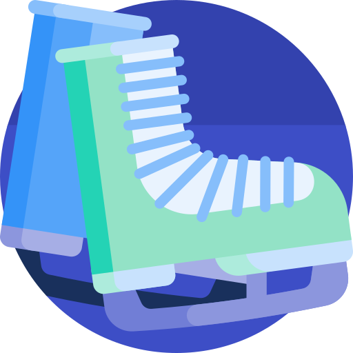 patines de hielo icono gratis