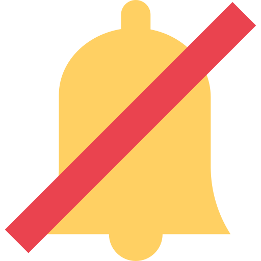 Silent free icon Silent free icon