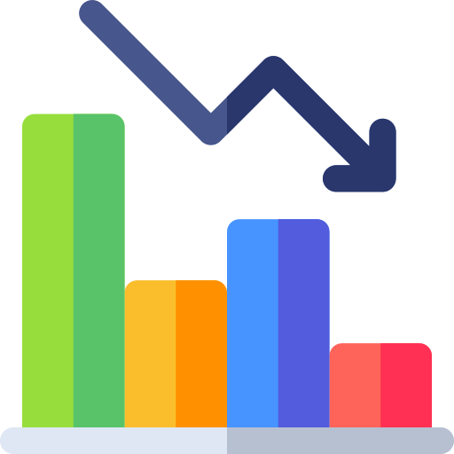 gráfico de barras icono gratis