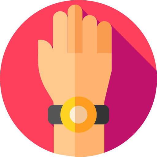 reloj de pulsera icono gratis