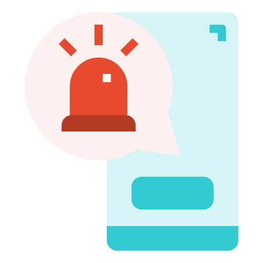 llamada de emergencia icono gratis